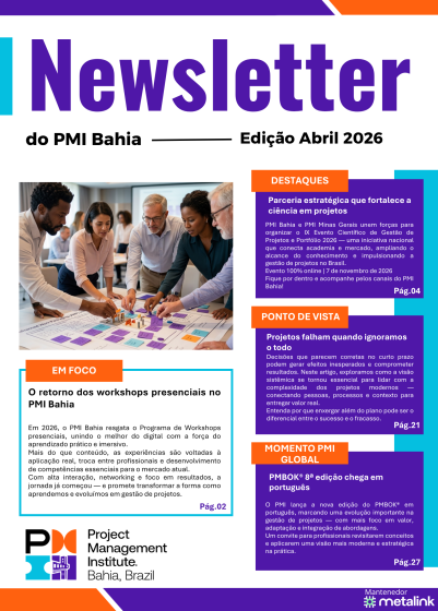 Newsletter do PMI Bahia