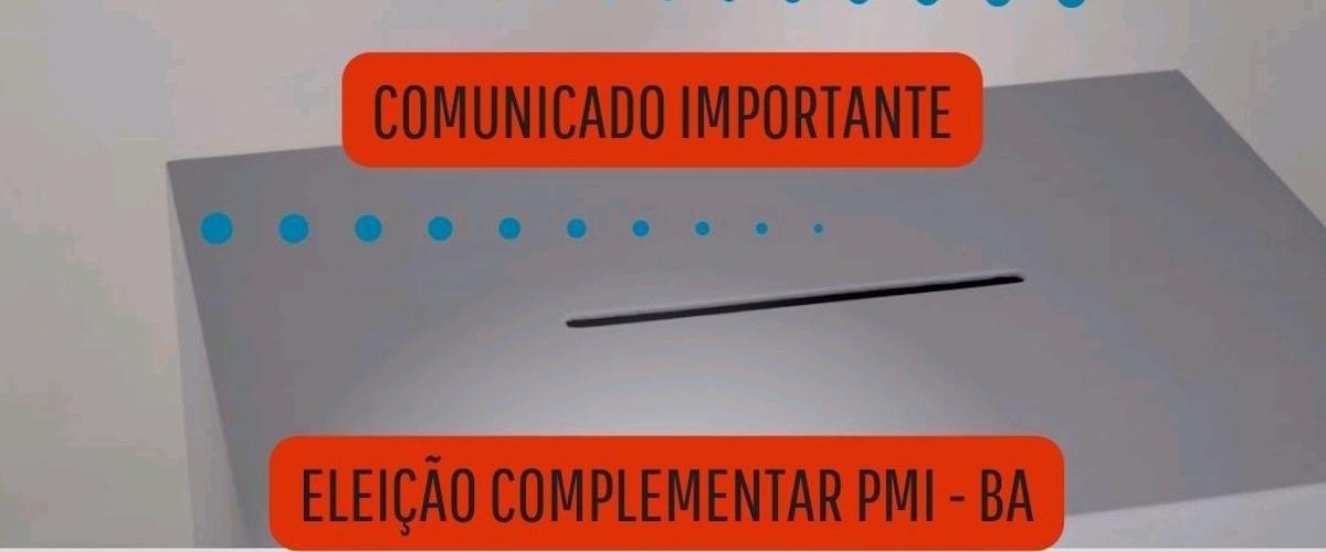 Eleição complementar - PMIBA