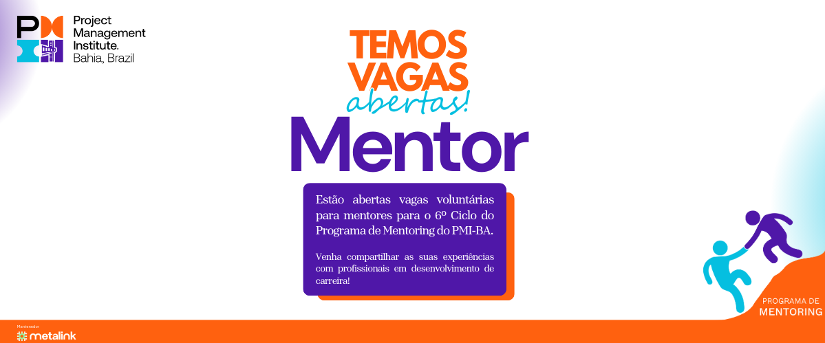 Vagas de voluntariado para Mentores