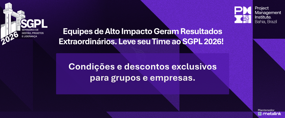 Inscrições corporativas e em grupo para SGPL 2026
