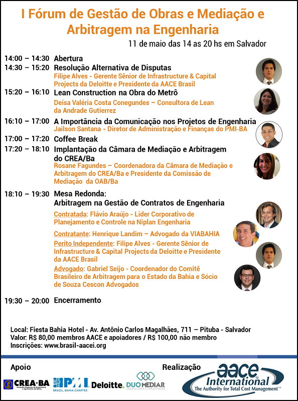 Convite Salvador Fórum Engenharia